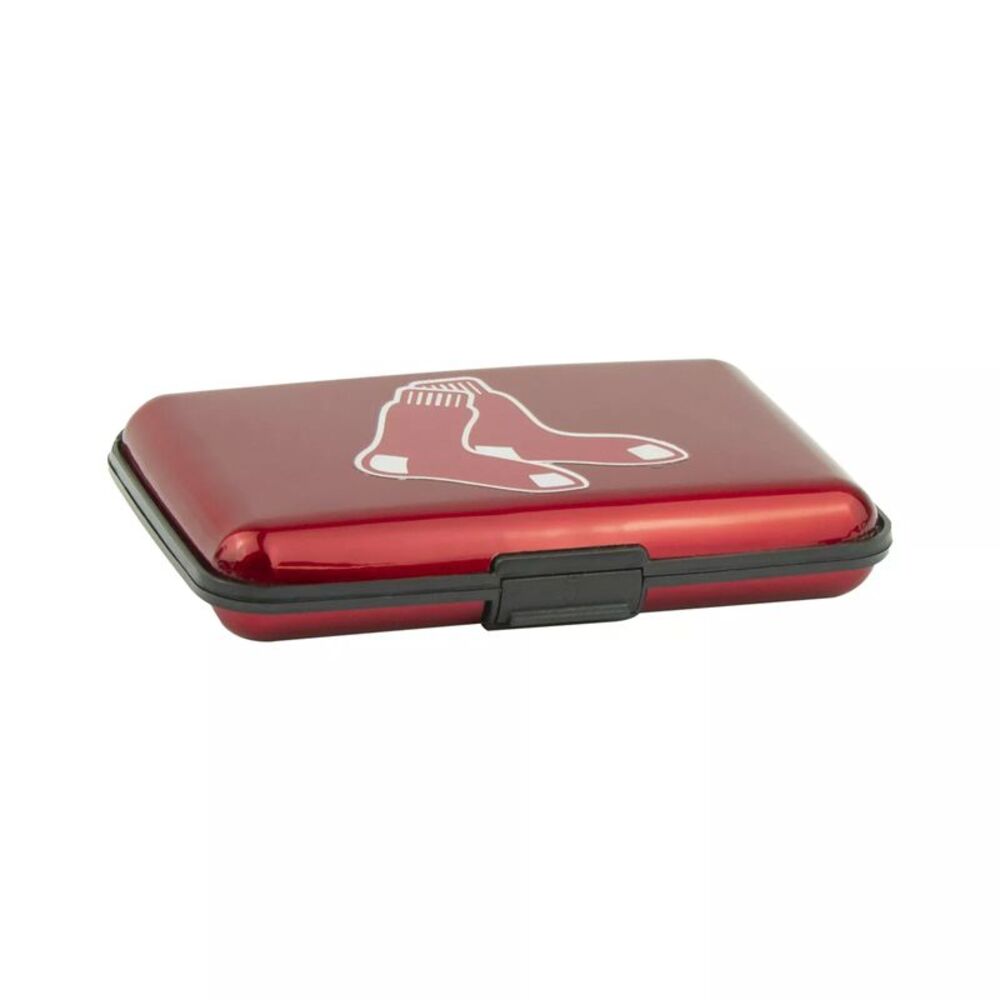 MLB Boston Red Sox Slim Aluminum Credit Card Wallet with RFID Protection